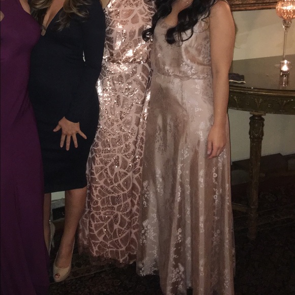 Donna Morgan “Natalya” Maxi Lace Bridesmaid Gown - Picture 14 of 15